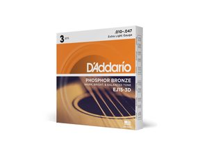 D'Addario EXL115-3D - 3 pack - .011 - .049 - struny na elektrickou kytaru - 18ks
