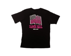 Lifestyle černé triko na zadním díle s USA Ball End Flag.