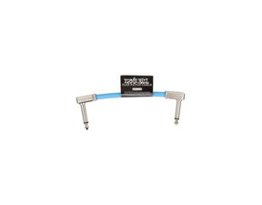6454 Ernie Ball Flex Patch Cable 3" Blue Single - propojovací kabel - 7.62cm - 1ks