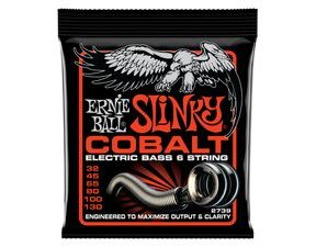 2739 Ernie Ball Slinky Cobalt 6-String Electric Bass Strings 32-130 - struny na basovou kytaru - 1ks