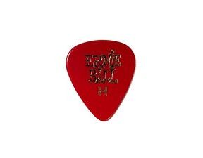 9123 Ernie Ball série SIDEMAN Heavy 0.94mm Red Celluloid Picks - červené, celuloidové - 1ks