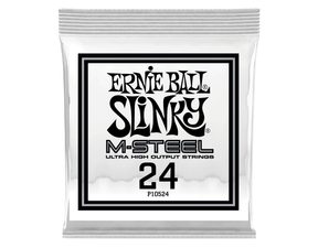 10524 Ernie Ball .024 - M-Steel Wound Electric Guitar Strings Single - jednotlivá struna na elektrickou kytaru - 1ks