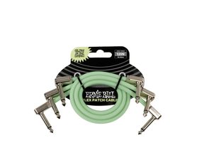 6476 Ernie Ball Flex Patch Cable -12in / 30.4cm - Glow in Dark - 3 Pack - propojovací kabel - 3ks
