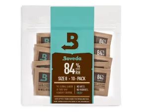 Boveda zvlhčovač MB84-08-10P dvoucestná Humidity Control na plátky - balení 10ks po 8g pro udržení 84% vlhkosti - 10ks