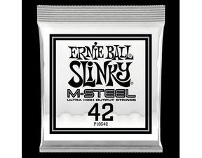 10542 Ernie Ball - M-Steel Wound Electric Guitar Strings Single - .042 - jednotlivá struna - 6ks
