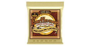 3003 Ernie Ball Earthwood Medium Light 80/20 Bronze 3 pack / .012 - .054 / - akustické struny - 3ks