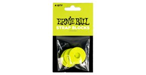 5622 Ernie Ball Strap Blocks 4-Pack - Green - gumové podložky na pás - 4ks