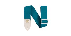 5349 Ernie Ball Polypro Guitar Strap - Teal & White - kytarový pás - 1ks