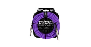 6420 Ernie Ball Flex Instrument Cable Straight/Straight 20ft  - Purple - nástrojový kabel - 1ks