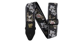 5362 Ernie Ball Classic Jacquard Guitar/Bass Strap - White Blossom - kytarový pás - 1ks