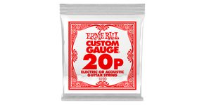 1020 Ernie Ball .020 Electric Plain Single String - jednotlivá struna - 1ks