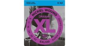 D´Addario EXL120 Nickel Wound Electric Super Light .09-.042  struny na elektrickou kytaru