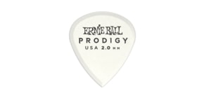 9203 Ernie Ball Prodigy White Mini 2.0mm Picks - kytarové trsátko - 1ks