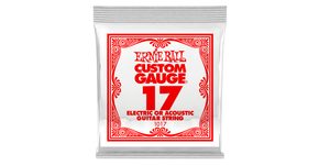 1017 Ernie Ball .017 Electric Plain Single String - jednotlivá struna - 1ks