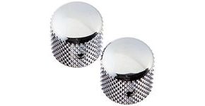 6354 CHROME TELE KNOBS - 2ks