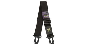 4056 Ernie Ball Polylock Strap Black - uzamykatelný pás na kytaru