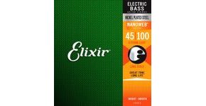 Elixir Bass Nanoweb Light / 45 - 100 /