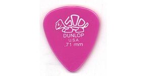 Dunlop Delrin 0.71mm - růžová - 1ks