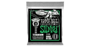 3126 Ernie Ball Coated Electric Titanium RPS Not Even Slinky .012 - .056 struny na elektrickou kytaru