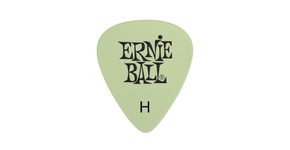 9226 Ernie Ball Super Glow Heavy 0.97mm Cellulose Pick - svítící, silné, celuloidové trsátko - 1ks