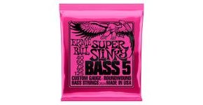 2824 Ernie Ball Super Slinky 5-string Bass Nickel Wound .040 - .125 - struny na basovou kytaru -1ks