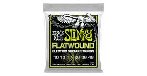 2591 Ernie Ball Regular Slinky Flatwound Electric Guitar Strings - 10-46  - " hlazené " struny na elektrickou kytaru - 1ks