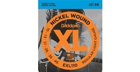 D´Addario EXL110 Nickel Wound Electric Regular Light  .010-.046 struny na elektrickou kytaru