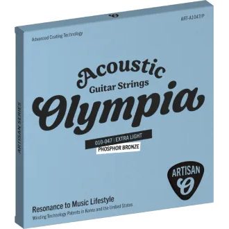 Olympia ART-A1047/P - Phosphor Bronze(95/5) - " potažené " struny na akustickou kytaru -1ks