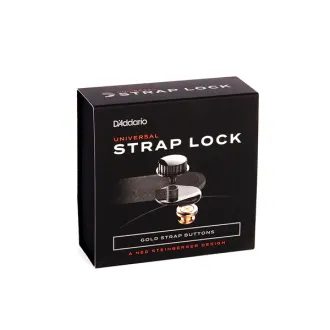 D'ADDARIO PW-SLS-03 - Universal Strap Lock System - Gold - zámky na řemen - 2ks