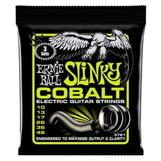 3721 Ernie Ball Cobalt 3 Pack /.010-.046 / - struny na elektrickou kytaru -3ks