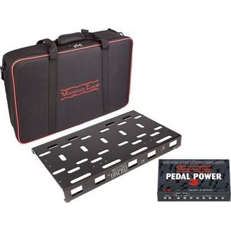 Voodoolab USA Dingbat MEDIUM s napáječem Pedal Power 3 - Pedalboard 22"x13.5"(56x35 cm) s Gig Bag
