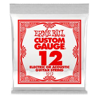 1012 Ernie Ball .012 Electric Plain Single String - jednotlivá struna