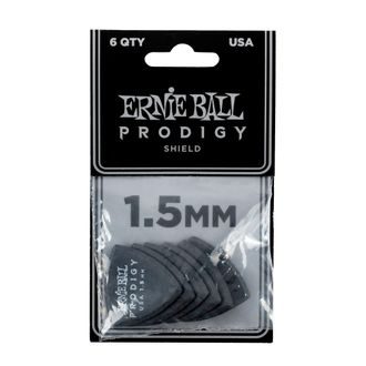 9331 Ernie Ball 1.5mm Black Shield Prodigy Picks - trsátko - 6ks