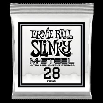 10528 Ernie Ball - M-Steel Wound Electric Guitar Strings Single - .028 - jednotlivá struna - 6ks