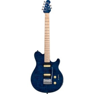 SUB Sterling by MusicMan Guitar Axis AX3 Flame Maple Neptune Bue
