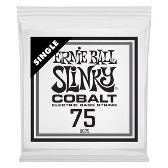 10675 Ernie Ball Cobalt Wound Electric Bass String Single - .075 - jednotlivá struna na basovou kytaru - 1ks