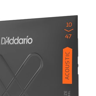 D´Addario XTABR1047 - 80/20 Bronze Coated Acoustic Guitar Strings - .010 - .047 - " potažené " struny na akustickou kytaru - 1ks