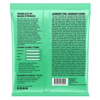 2822 Ernie Ball Hyper Slinky Nickel Wound 5-String Electric Bass Strings 40-130 Gauge - struny pro baskytaru - 1kls