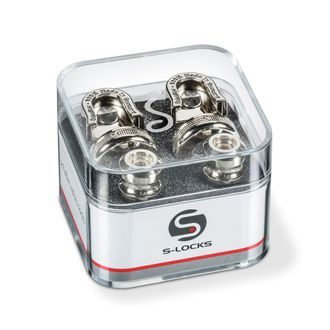Schaller S-Locks Nickel - zámky na popruh 2ks
