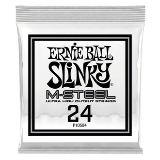 10524 Ernie Ball .024 - M-Steel Wound Electric Guitar Strings Single - jednotlivá struna na elektrickou kytaru - 1ks