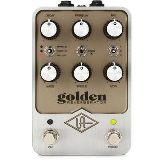 UNIVERSAL AUDIO Golden Reverb Pedal - kytarový efekt - 1ks