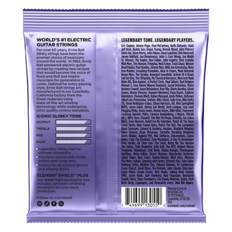 2219 Ernie Ball Silky Slinky Nickel Wound Electric Guitar Strings 9.5-48 Gauge - struny pro elektrickou kytaru - 1ks
