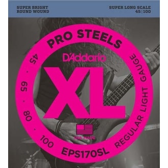 D'ADDARIO EPS170SL PRO STEELS SUPER LONG - struny pro basovou kytaru