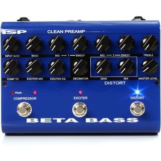 iSP Technologies USA - Beta Bass Pedal Preamp - baskytarový efekt - 1ks
