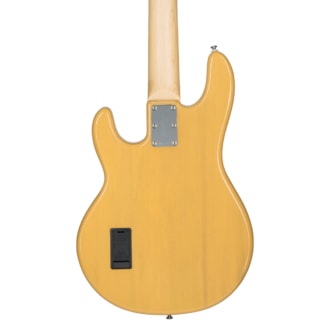 Sterling by MusicMan Classic Active RAY25CA-BSC 5 String Bass, Butter Scotch finish, Antique Stained maple neck