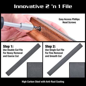 MN832 MusicNomad Fret Beveling Replacement File - náhradní díl pro systém zkosení pražců B-File - 1ks