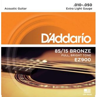 D´Addario EZ900 85/15 Bronze Great American Acoustic Extra Light  .010-.050 struny na akustickou kytaru