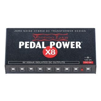 Voodoolab Dingbat SMALL EX Pedalboard 18"x 10" ( 47.5 x 25.4cm )  s Pedal Power X8 - pedalboard s napájecím zdrojem - 1ks