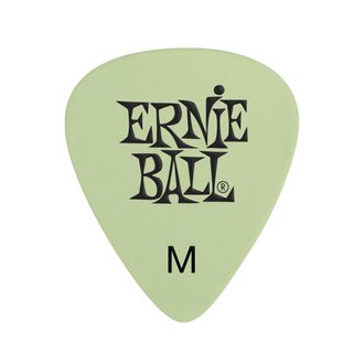 9225 Ernie Ball Super Glow Medium 0.72mm Cellulose Pick -  svítící, medium, celuloidové trsátko - 1ks