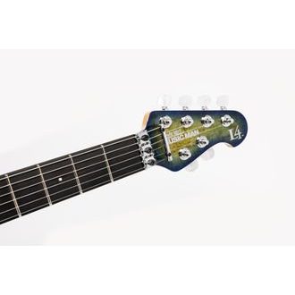Music Man USA - BFR Luke 4 - Green Tide - elektrická kytara - 1ks